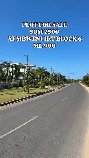 Kiwanja kinauzwa Mbweni Jkt Block 6, Dar Es Salaam sqm 2500 Kiwanja kinauzwa Mbweni Jkt Block 6, Dar Es Salaam sqm 2500