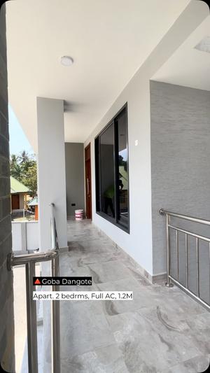 Apartment ya vyumba viwili inapangishwa Goba Dangote, Dar Es Salaam