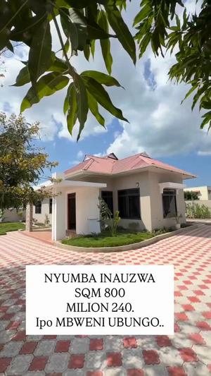 Nyumba inauzwa Mbweni Ubungo, Dar Es Salaam