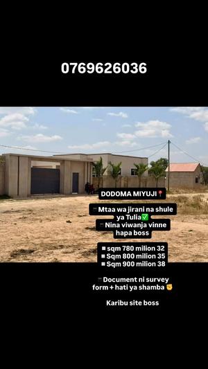 Residential Plots for Sale in Miyuji, Dodoma Residential Plots for Sale in Miyuji, Dodoma