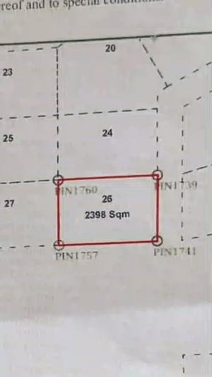 Plot for sale in Itega Ushuani, Dodoma sqm 2398 Plot for sale in Itega Ushuani, Dodoma sqm 2398