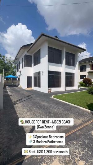 Nyumba ya vyumba vitatu inapangishwa Mbezi Beach, Dar Es Salaam Nyumba ya vyumba vitatu inapangishwa Mbezi Beach, Dar Es Salaam