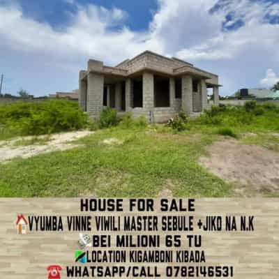 4 Bedrooms House for Sale in Kibada Mwera, Dar Es Salaam (500 sqm)