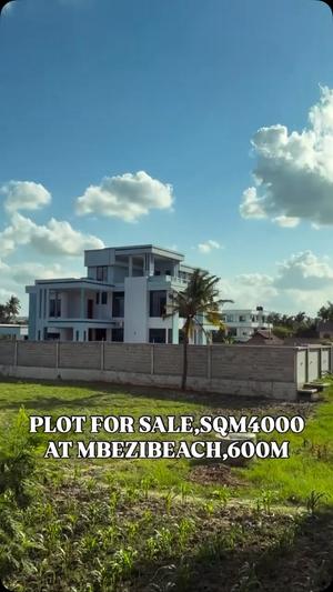 Kiwanja kinauzwa Mbezi Beach, Dar Es Salaam sqm 4000