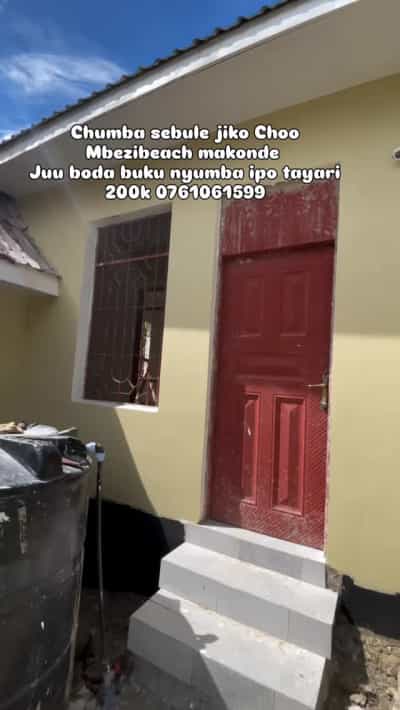Nyumba ya chumba kimoja inapangishwa Mbezi Beach Makonde, Dar Es Salaam