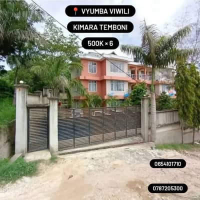 Nyumba/Apartment ya vyumba viwili inapangishwa Kimara, Dar Es Salaam