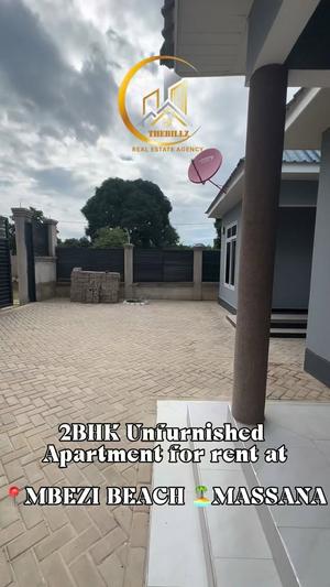Apartment ya vyumba viwili inapangishwa Mbezi Beach, Dar Es Salaam