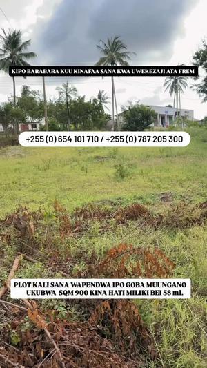 Plot for sale in Goba, Dar Es Salaam sqm 900