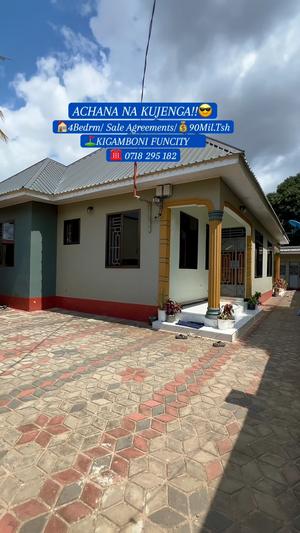 Nyumba ya vyumba viwili inauzwa Kigamboni Funcity, Dar Es Salaam (400 sqm)