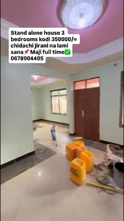 Nyumba ya vyumba vitatu inapangishwa Chidachi, Dodoma