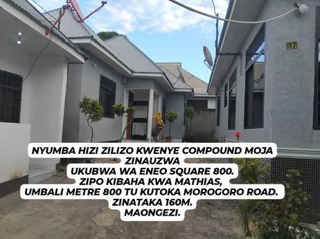 Nyumba ya vyumba vitatu inauzwa Kibaha Kwa Mathias, Pwani (800 sqm) Nyumba ya vyumba vitatu inauzwa Kibaha Kwa Mathias, Pwani (800 sqm)