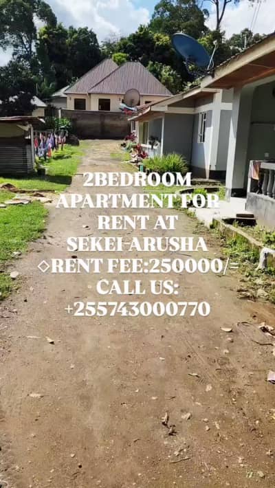 Nyumba/Apartment ya vyumba viwili inapangishwa Ngorongoro, Arusha