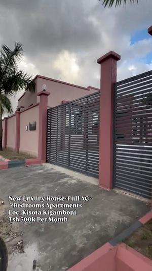 Nyumba ya vyumba viwili inapangishwa Kisota Kigamboni, Dar Es Salaam