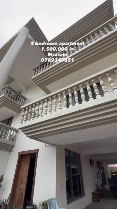 Nyumba/Apartment ya vyumba viwili inapangishwa Msasani, Dar Es Salaam