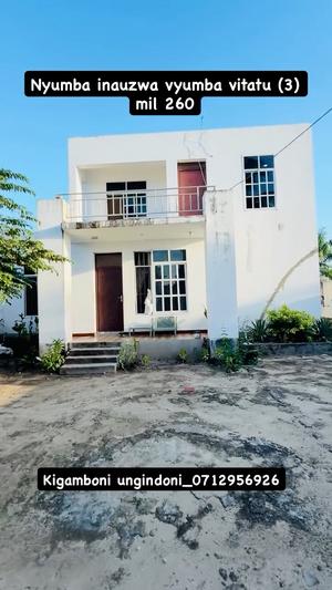 Nyumba ya vyumba vitatu inauzwa Mji Mwema Ungindoni, Dar Es Salaam