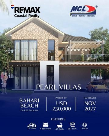 Villas zinauzwa Bahari Beach, Dar Es Salaam (283 sqm) Villas zinauzwa Bahari Beach, Dar Es Salaam (283 sqm)