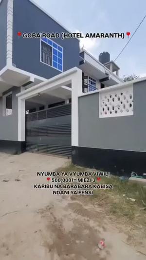 Nyumba ya vyumba viwili inapangishwa Goba, Dar Es Salaam Nyumba ya vyumba viwili inapangishwa Goba, Dar Es Salaam