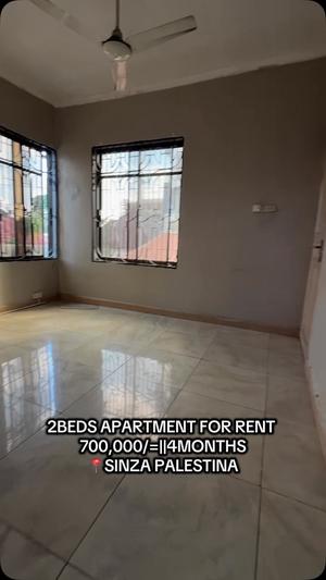 Apartment ya vyumba viwili inapangishwa Sinza Palestina, Dar Es Salaam Apartment ya vyumba viwili inapangishwa Sinza Palestina, Dar Es Salaam