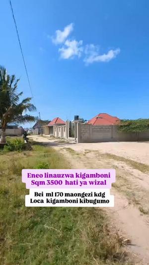Residential Plot for Sale in Kigamboni Kibugumo, Dar Es Salaam (3500 sqm) Residential Plot for Sale in Kigamboni Kibugumo, Dar Es Salaam (3500 sqm)