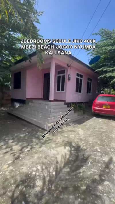 Nyumba ya vyumba viwili inapangishwa Mbezi Beach Jogoo, Dar Es Salaam
