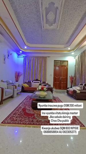 Nyumba ya vyumba vitatu inauzwa Pugu, Dar Es Salaam (800 sqm)