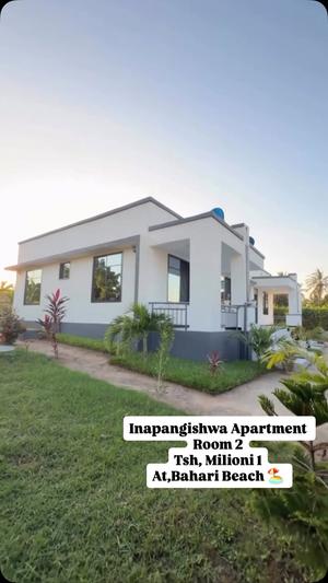 Apartment ya vyumba viwili inapangishwa Bahari Beach, Dar Es Salaam
