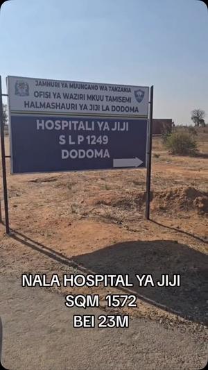 Residential Plot for Sale in Nala Mizani, Dodoma (1570 sqm)