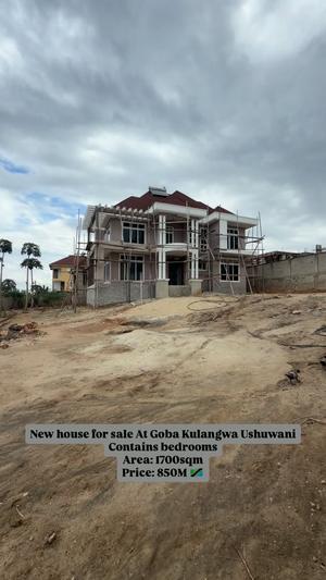 Nyumba ya vyumba vitano inauzwa Goba Kulangwa, Dar Es Salaam (1700 sqm) Nyumba ya vyumba vitano inauzwa Goba Kulangwa, Dar Es Salaam (1700 sqm)