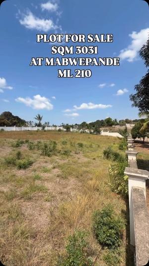 Residential Plot for Sale in Mabwepande, Dar Es Salaam (3031 sqm) Residential Plot for Sale in Mabwepande, Dar Es Salaam (3031 sqm)