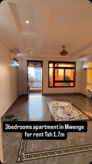 Apartment ya vyumba vitatu inapangishwa Mwenge, Dar Es Salaam Apartment ya vyumba vitatu inapangishwa Mwenge, Dar Es Salaam