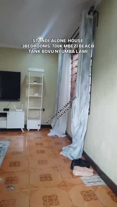 Nyumba ya vyumba vitatu inapangishwa Mbezi Beach Tank Bovu, Dar Es Salaam