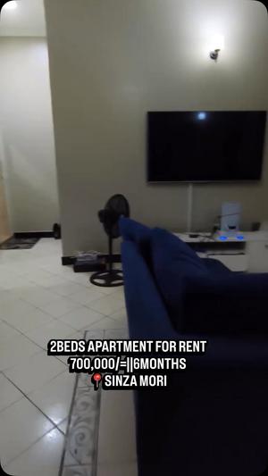 Apartment ya vyumba viwili inapangishwa Sinza Mori, Dar Es Salaam