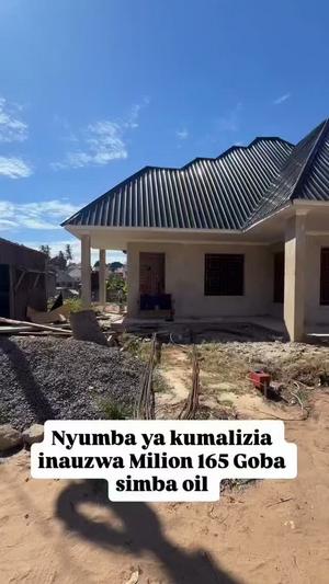 Nyumba ya vyumba vitatu inauzwa Goba Center, Dar Es Salaam (600 sqm)