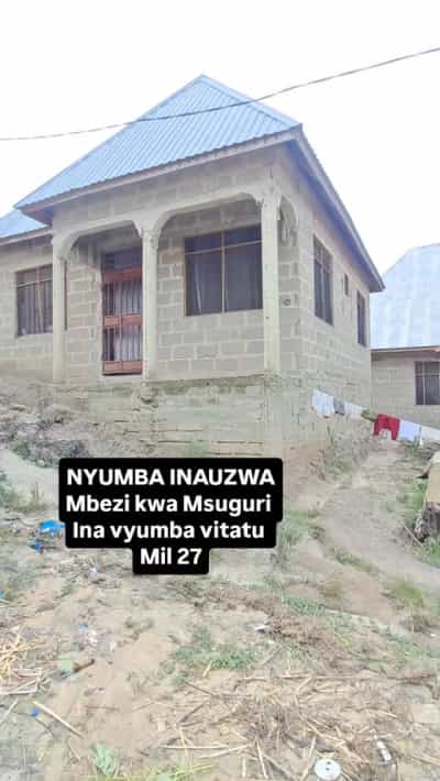 Nyumba ya vyumba vitatu inauzwa Mbezi Kwa Msuguri, Dar Es Salaam (280 sqm) Nyumba ya vyumba vitatu inauzwa Mbezi Kwa Msuguri, Dar Es Salaam (280 sqm)