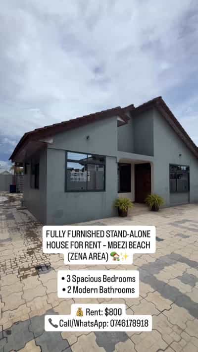 3 Bedrooms Furnished House for Rent in Mbezi Beach, Dar Es Salaam