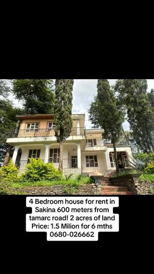 4 Bedrooms House for Rent in Sakina Kwa Idd, Arusha (2 acre)