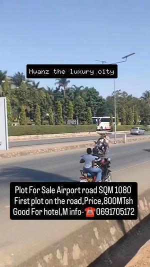 Kiwanja kinauzwa Airport Road, Mwanza sqm 1080 Kiwanja kinauzwa Airport Road, Mwanza sqm 1080