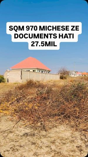 Plot for sale in Michese, Dodoma sqm 970 Plot for sale in Michese, Dodoma sqm 970