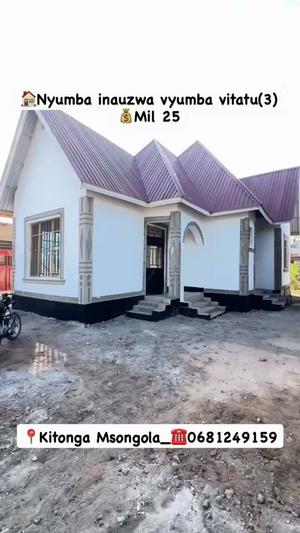 Nyumba ya vyumba vitatu inauzwa Kitonga, Msongola, Dar Es Salaam Nyumba ya vyumba vitatu inauzwa Kitonga, Msongola, Dar Es Salaam