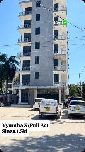 Apartment ya vyumba vitatu inapangishwa Sinza, Dar Es Salaam