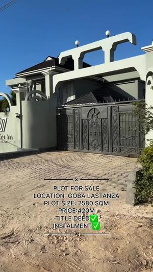Kiwanja kinauzwa Goba Lastanza, Dar Es Salaam sqm 2580 Kiwanja kinauzwa Goba Lastanza, Dar Es Salaam sqm 2580