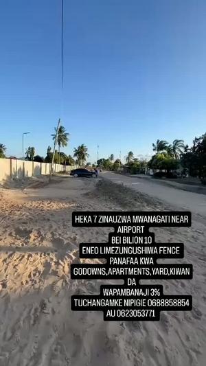 Kiwanja (Residential/Commercial) kinauzwa Mwanagati, Dar Es Salaam (7 acre) Kiwanja (Residential/Commercial) kinauzwa Mwanagati, Dar Es Salaam (7 acre)