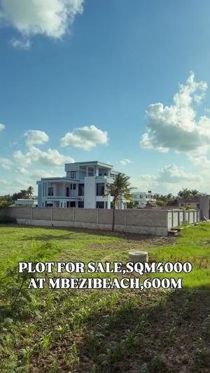 Kiwanja kinauzwa Mbezi Beach, Dar Es Salaam sqm 4000