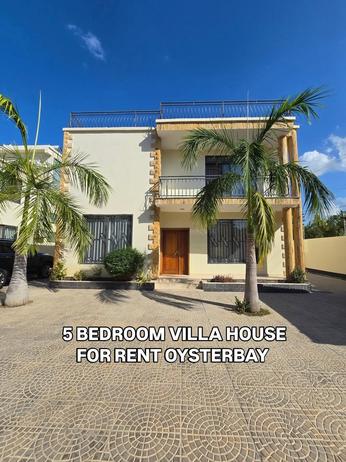 Villa ya vyumba vitano inapangishwa Oysterbay, Dar Es Salaam