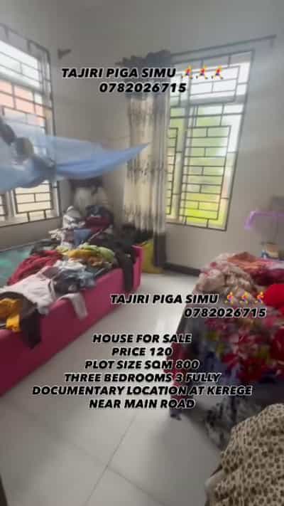 3 Bedrooms House for Sale in Kerege Manofu, Pwani (800 sqm)