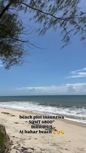 Kiwanja kinauzwa Bahar Beach, Dar Es Salaam sqm 6800 Kiwanja kinauzwa Bahar Beach, Dar Es Salaam sqm 6800