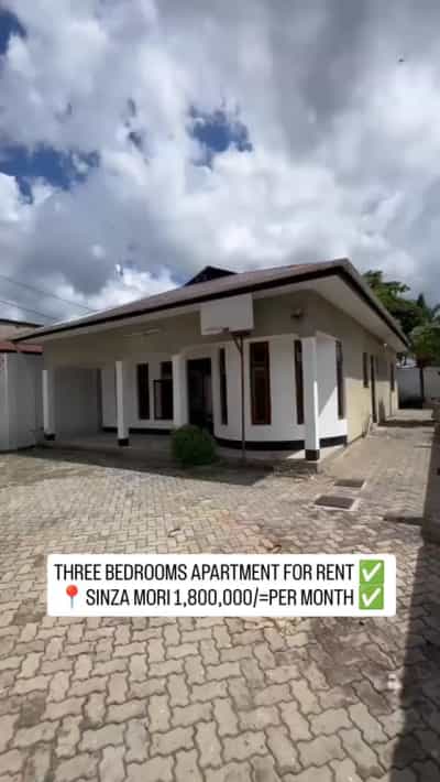 3 Bedrooms Apartment for Rent in Sinza Mori, Dar Es Salaam
