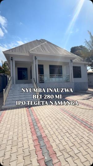 Nyumba ya vyumba vitatu inauzwa Tegeta Masaiti, Dar Es Salaam (500 sqm)