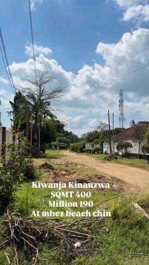 Kiwanja kinauzwa Mbezi Beach, Dar Es Salaam sqm 400 Kiwanja kinauzwa Mbezi Beach, Dar Es Salaam sqm 400