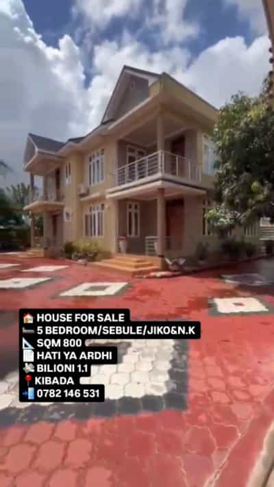 Nyumba ya vyumba vitano inauzwa Kibada, Dar Es Salaam (800 sqm)